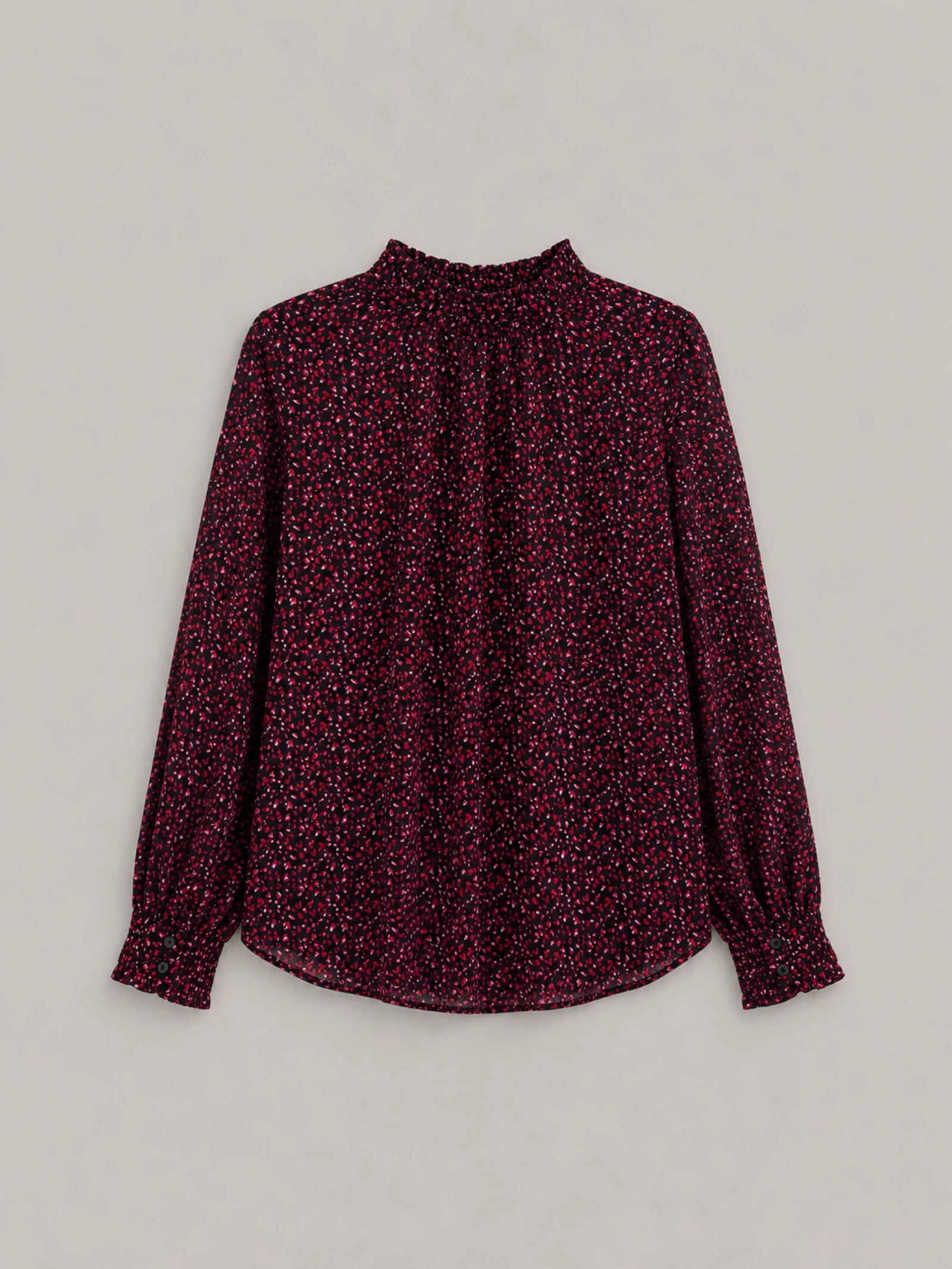 Chemise transparente rouge marque la City taille 40 – photo 2